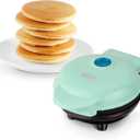 DASH Mini Maker Griddle - Compact Griddle for Creative Homemade Treats - Nonstick Surface, Quick Heat-Up System & Space-Saving Design - Aqua