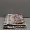 Color&Geometry Vintage Kitchen Rugs Sets of 3, Machine Washable 4mm Ultra Thin Stain Resistant Kitchen Floor Mats, Non Slip TPE Backing Runner for Sink,Hallway,Laundry,Entryway (2x3+2x5+2x7) (24"x36"+24"x60"+24"x84", Boho-terracotta)