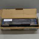 10 Pair Full Extension Ball Bearing Drawer Slides 100 LB Load Capacity Side Mount File Cabinet Rails Dresser Metal Runner Trash Can Kitchen (20 inch, Black)