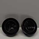 2pack PVC Furnace Flue Pipe Vent Cap for 1.5" 2" 3" Pipe Hemispherical Flue Roof Vent Cap Keep Small Animals Out of Exterior Exhaust Cover (Black)