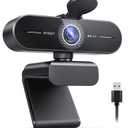 EMEET C60E 4K Webcam for Streaming & Gaming  PDAF Autofocus, Dual Mics, Live Streaming Camera with Auto Light Correction, Plug & Play USB Webcam for PC & Mac