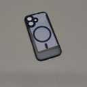 Designed for iPhone 17 Case, Compatible with MagSafe, [Camera Protection] [15FT Military Droptection] Shockproof Translucent Matte Anti-Slip Phone Case, 6.3", Deep Blue