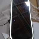 Antok LED Full Length Mirror with Light, 71"x28" Lighted Full Body Mirror with Stand, Dimmable & 3 Color Lighting Standing/Leaning/Wall Mounted Vanity Mirror for Bedroom Cloakroom Livingroom(Arched) (White)