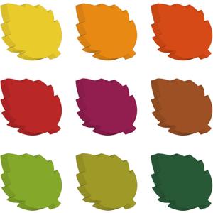Geyee 108 Pcs Fall Leaf Cutouts for Bulletin Board Thanksgiving Classroom Paper Leaves Cutouts Die Cuts Decoration for DIY Projects Autumn Craft School Party Decor(Leaf)