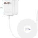 18V Video Doorbell Power Adapter, Power Supply Transformer for Ring, Nest, Eufy, Arlo Doorbell, 26.2 FT, White Pure Copper Enameled Wire Manufaturing