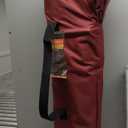 Overmont Oversized Camping Chair for Adults - 400lbs Support Heavy Duty Padded Folding Chair with Cooling Bag Cup Holder Side Pocket Carry Bag - Comfortable Portable for Outdoor Garden Sports Beach (1pc, Red)