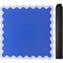 Blue Mahjong Mat (31.5” x 31.5”) with Black Carrying Bag, Anti-Slip, Noise-Reducing Mahjong Mat for Table, Poker, Board Games, Dominoes, and Card Games