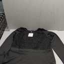 sexycherry Formal Jumpsuit for Women Dressy Wedding Guest Elegant Long Sleeve Long Straight Pants Cocktail Party Rompers (X-Large, Black)