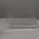 SANRUI 4 Tier Clear Desk Paper Letter Organizer Trays, A4 Stackable File Document Tray, Acrylic Desk Organizers and Accessories Sorter, Workspace Office Supplies Organizers,12.4inx8.86inx6.64in