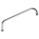 TNROTED 14 Inch Faucet Swivel Spout Replacement Fits for Most T&S Faucets, 360° Commercial Sink Faucet Spout with 2.2 GPM Aerator for 2 or 3 Bay Compartment Sinks