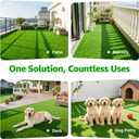 Artificial Grass Turf Outdoor for Garden Landscape Decoration, Fake Rug Mat with Drainage Holes,Synthetic Grass Lawn for Balcony,Backyard,Patio,Gate,Pool Deck, Dog Potty Training Grass 4ftx6ft
