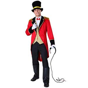 Fun Costumes - Adult Circus Showman Costume Plus Size Ringmaster Costume - XL