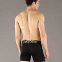 Calvin Klein 3-Pack Microfiber Boxer Briefs (Black, M)