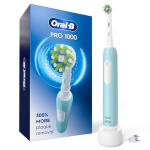 Oral-B Pro 1000 CrossAction Electric Toothbrush, Green