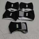 wegreeco Small Dog Diapers Male,Reusable Belly Bands for Male Dogs,Washable Doggie Puppy Male Diapers Wraps, (5 Pack X-Small, Black)