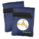 Outdoor Faucet Covers for Cold Winter, Outside Insulated Water Hose Bib Sock Protector, Blue (2 Pack) Pack of 2