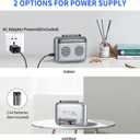 Portable Cassette Player Recorder with Bluetooth Transmitter, Small Cassette Tape Player with Headphone Jack, Build-in Speaker, Microphone Jack, Powered by AC Adapter or AA Battery
