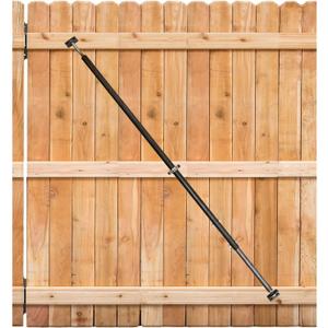 Telescopic Adjustable Steel Gate Brace Extends to 6 Feet - Anti Sag Gate Kit for Outdoor Yard Wooden Fence Gates