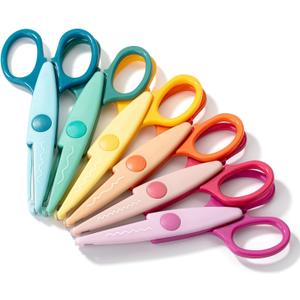 Mr. Pen Craft Scissors - Decorative Edge, 6 Pack, Zig Zag, Scrapbooking, Fancy, Pattern, Design (Sunny Meadows)