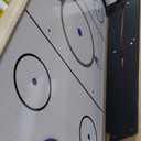 SereneLife 58in Powered Air Hockey Table Upgraded 700mA 12v 2X Powerful Motor, 4 Player 4 Pucks 2 Pushers, Full-Size Arcade Style, Inline Power Switch and Battery Free Digital LED Score Board