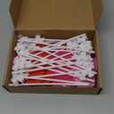 Jenaai 24 Pcs Valentine's Day Heart Shaped Balloons Self Inflatable Heart Balloons with Bow Rod Stem 3 in 1 Love Mini Valentine Decorations for Wedding Birthday Engagement Party Supplies