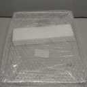 11"x14" Clear Acrylic Serving Tray with Golden Handles, Sturdy Huge Capacity Acrylic Tray for Coffee, Juice, Kitchen and Desk Organizer (11"x14")