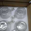 YUNCANG Double Wall Coffee Mugs, (4-Pcak) 16 Ounces-Clear Glass with Handle,lnsulated,Cappuccino,Tea,LatteCups,Beverage Glasses Heat Resistant