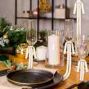 Janinka 12 Pcs 3 Sizes Beige Velvet Bows Christmas Ornaments Cream Velvet Staircase Wreath Rustic Crafts Bows for Xmas Home Decor Christmas Tree Party Indoor Outdoor Door Holiday Decor