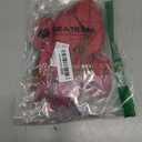 Toyvian Christmas Glitter Artificial Poinsettia Flowers- 12pcs Christmas Tree Flowers Ornaments- Xmas Party Decoration with 12pcs Stems and Clips (Red)