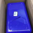 Storex Small Cubby Bins – Plastic Storage Containers for Classroom, 12.2 x 7.8 x 5.1 inches, Class Purple, 5-Pack (62419A05C)
