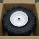 GICOOL 13x5.00-6" Tiller Tire and Wheel, 3/4" Axle Size, 3-1/8" Centered Hub, Compatible with Craftsman & Troy-Bilt Tiller Replacement