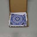 CONCHLERY 36 Pcs 9 Style Portuguese Style Wall Tile Stickers Peel and Stick Tile Stickers Waterproof Self Adhesive Mandala Pattern Stick on Tiles Decals for Kitchen Bathroom Wall Art Decor, 4×4 inch