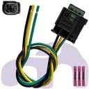3PINS Parking Distance Aid Sensor Connector Plug Wiring Harness Pigtail for Ford F-150 F-250 F-350 F-450 F-550 Super Duty Explorer Escape Expedition Mariner Wiring Harness Connector