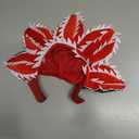 Pet Demon Dog Costume Funny Carnivorous Plant Dog Adjustable Hat Costume with Soft Material Flower Accents (Small)
