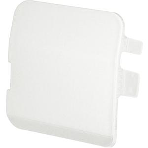 X AUTOHAUX Car Right Side Rear Bumper Tow Hook Cover Towing Eye Cap for Mazda CX-5 2017 2018 2019 2020 2021 KB8A50EK1BB Trailer Cap White