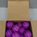 36 Pack Mini Basketball Stress Balls 1.6 Inch Mini Foam Sports Ball for Basketball Valentine Party Favor Goodie Bag Fillers Decoration Kids School Reward Anxiety Stress Relief(Purple)