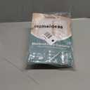 HOMEIDEAS 100% Natural Linen Blackout French Door Curtains, Privacy Door Window Curtains, 30 X 40 Inch Room Darkening Blinds, Thermal Insulated Shades for Bedroom, 1 Panel