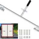 36" Cam Bar Lock For Trailer Door With Mounting Hardware, Cam Bar Lock, Cam Bar Lock Assembly, Zinc Plated Enclosed Trailer Parts , for Folding Ramp Door, RV Hauler Fold Down Door, Cargo Trailer Door