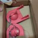 2 Inch Shark Fin Toilet Flapper Compatible with Kohler GP1078440, Toilet Flapper Replacement Part, for Kohler Toilet Tank Parts Red (2 Pack)