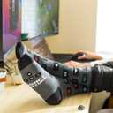 Lavley Funny Socks For Geeks - Cool Gifts for Gamers, Musicians and Teachers