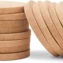 Round Wooden Discs, Pack of 100 Blank Tokens, 1-1/4 x 1/8 Inch Wooden Circles for Crafts, Wood Rounds, Bulk Wood Coins Unfinished Wood Circles for Crafts, Wood Slices by Woodpeckers