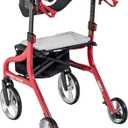 Drive Medical Nitro Sprint Rollator Tray, Walker Tray, Walker Tray for Folding Walkers, Walker Accessory