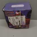 Joliyoou 10FT Christmas Inflatable Decorations, Hawaii Beach Themed Giant Lighted Ladder Blowups Climbed with Penguin, Reindeer, Santa, C7 String Lights for Xmas Holiday Decor