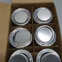 Cornucopia Brands Metal Paint Cans with Lids (1/4 Pint Size Pack of 6) Tiny Empty Unlined Quarter Pint Paint Pails; 1/2 Cup Capacity