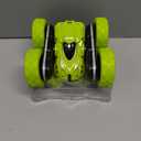 Remote Control Stunt Car – 4WD 360° Flip Double‑Sided RC Car LED Light Bar & Modular USB‑C Battery, 2.4 GHz Off‑Road Toy, Birthday for Boys Girls Ages 6‑12, Green