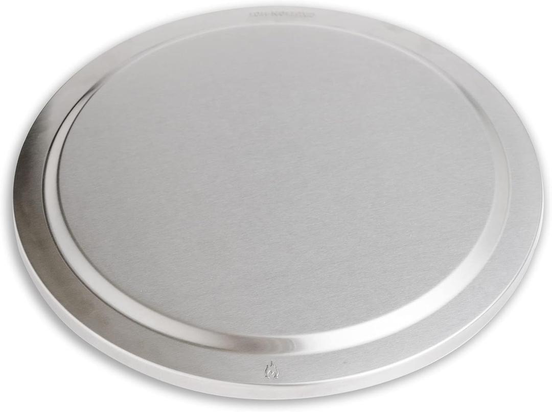 Solo Stove Yukon Lid - Premium 304 Stainless Steel Fire Pit Cover, Modern Round Design, Versatile Tabletop Accessory, Wood Burning and Camping Accessory