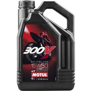 Motul 300V 4T Competition Synthetic Oil 15W50 4L. 836241/101363