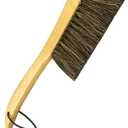 Counter Brush for Furniture Patio Woodworking Drafting Cleaning, Wooden Handle with Horsehair Bristle Bench Brushes, 13 Inches Hand Broom