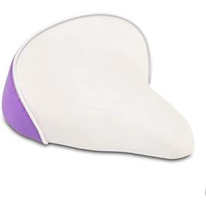 EIRONA Wide Kids Bike Seat for Girls Bike, Purple & Pink