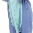 MAJ&COS Animal Onesies Adult Pajamas Halloween Cosplay Costume Unisex Onesie for Women Men (Blue, S)